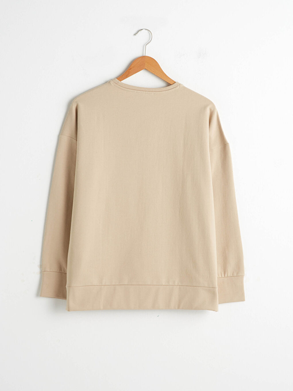 Sweat-shirt Basique à Manches Longues et Col Rond-5