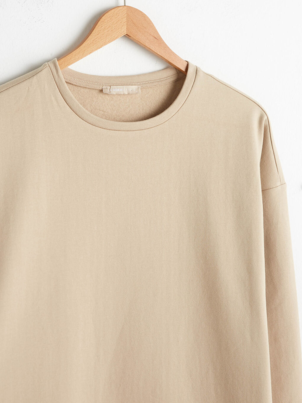 Sweat-shirt Basique à Manches Longues et Col Rond-6