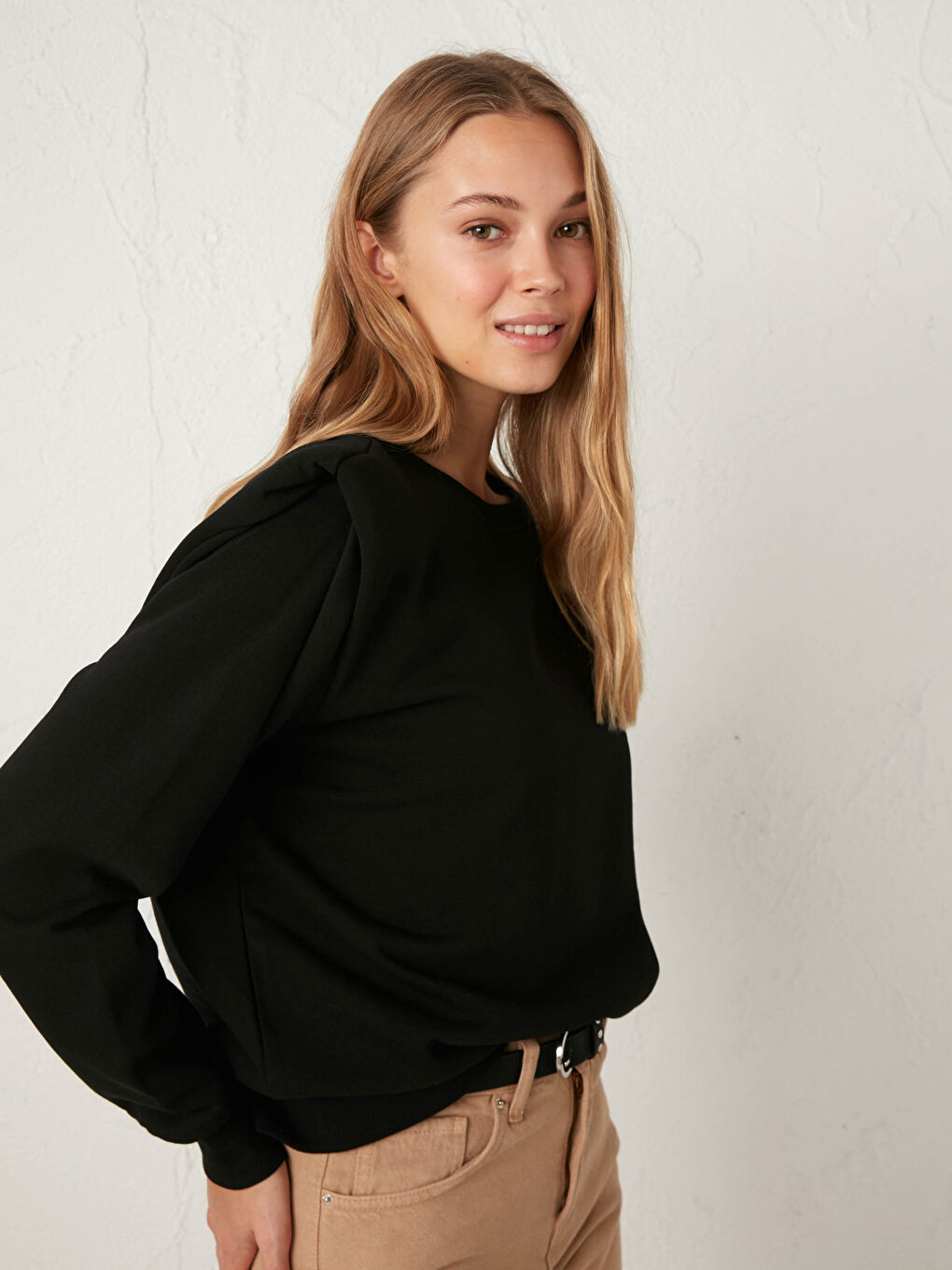 Sweatshirt with Shoulder Pads -0WHJ44Z8-CVL