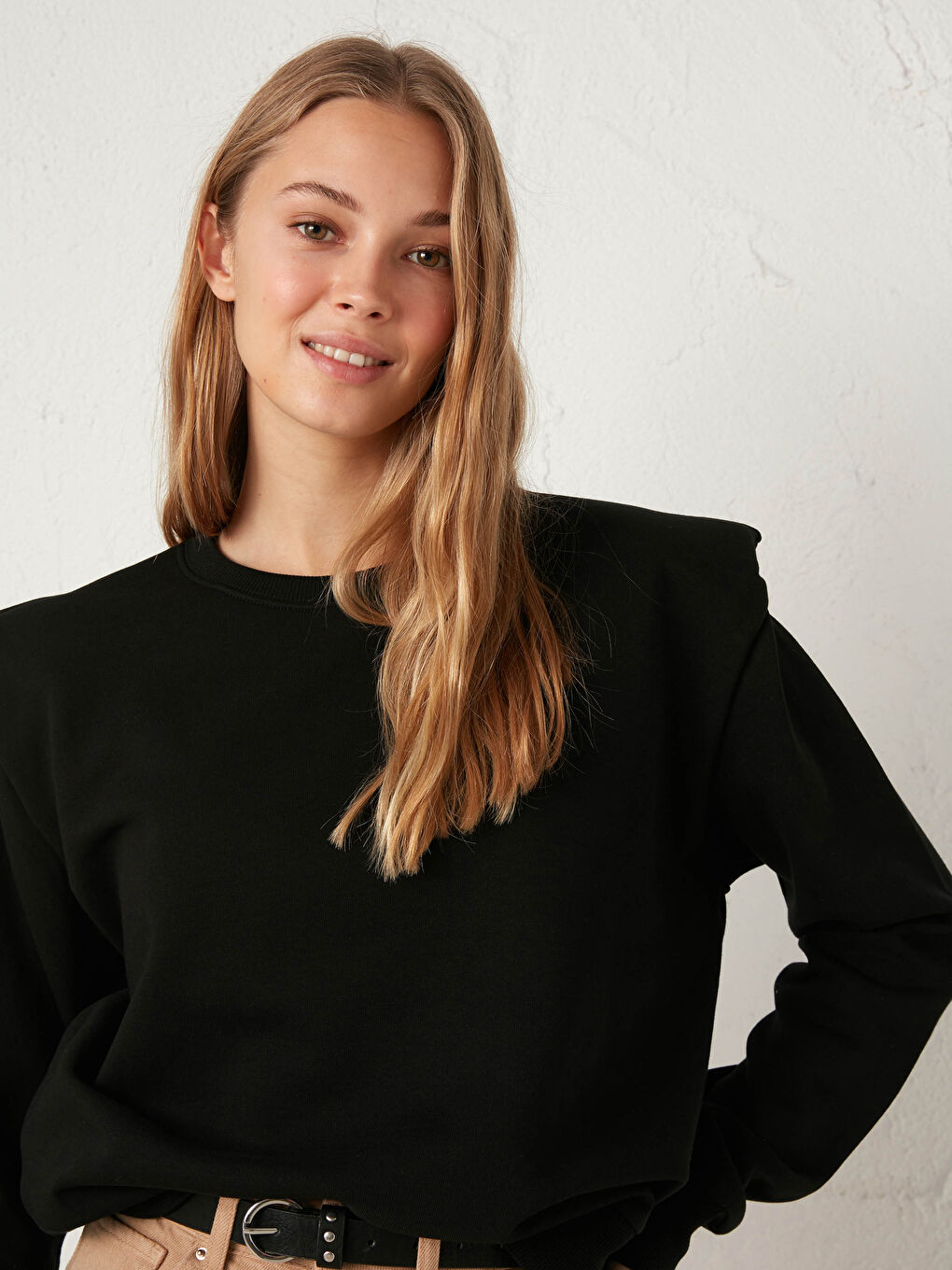 Sweatshirt with Shoulder Pads -0WHJ44Z8-CVL