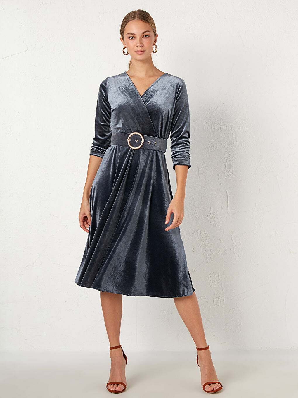 Bright Velvet Dress-1