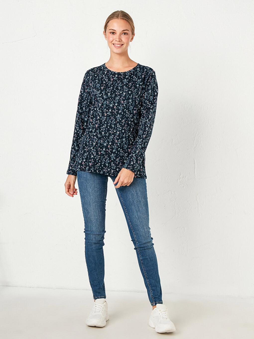 Floral Cotton T-Shirt-2
