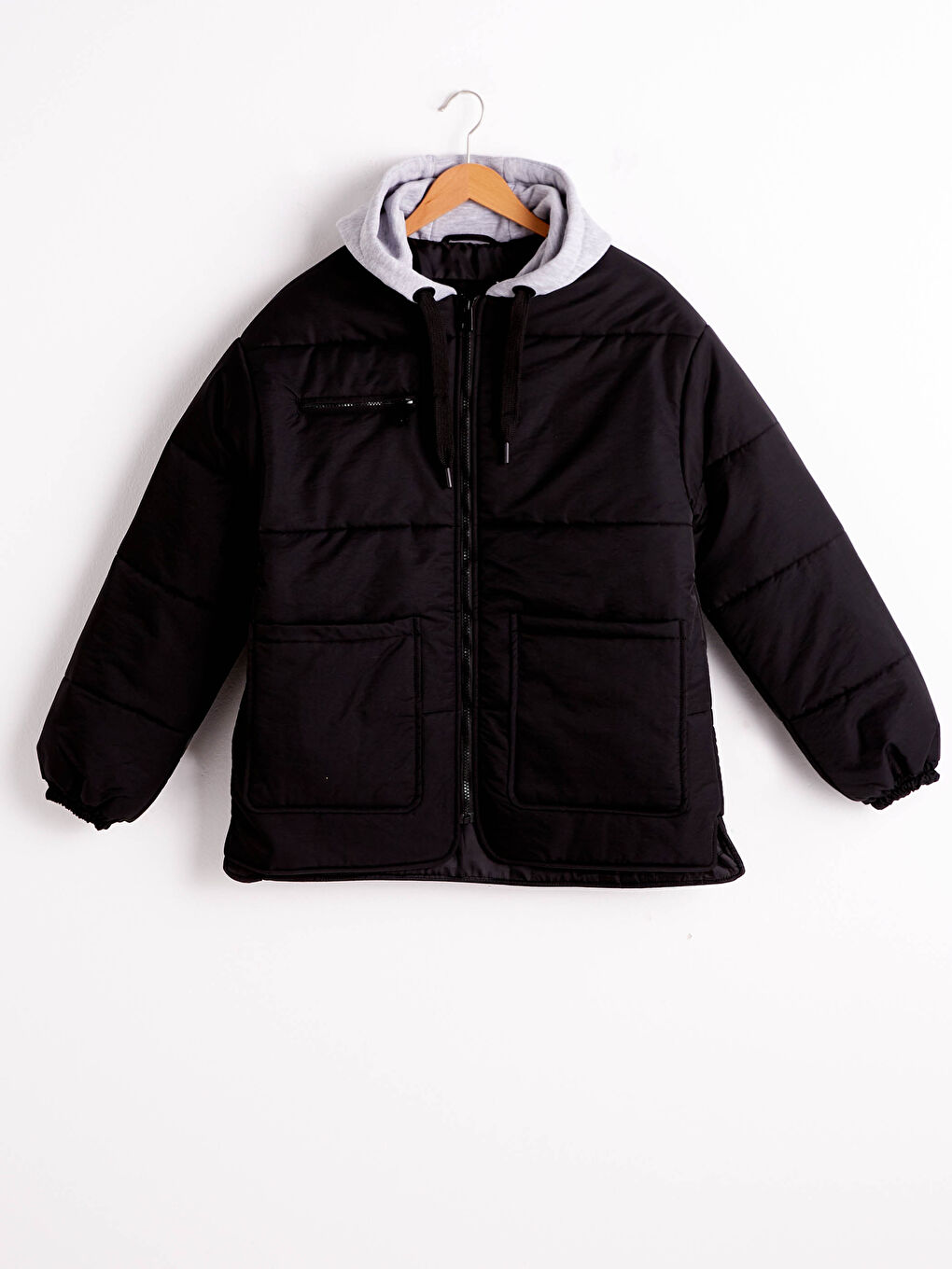 LCW Vision Damen-Daunenjacke mit Kapuze und langen Ärmeln -0WHL07Z8-CVL