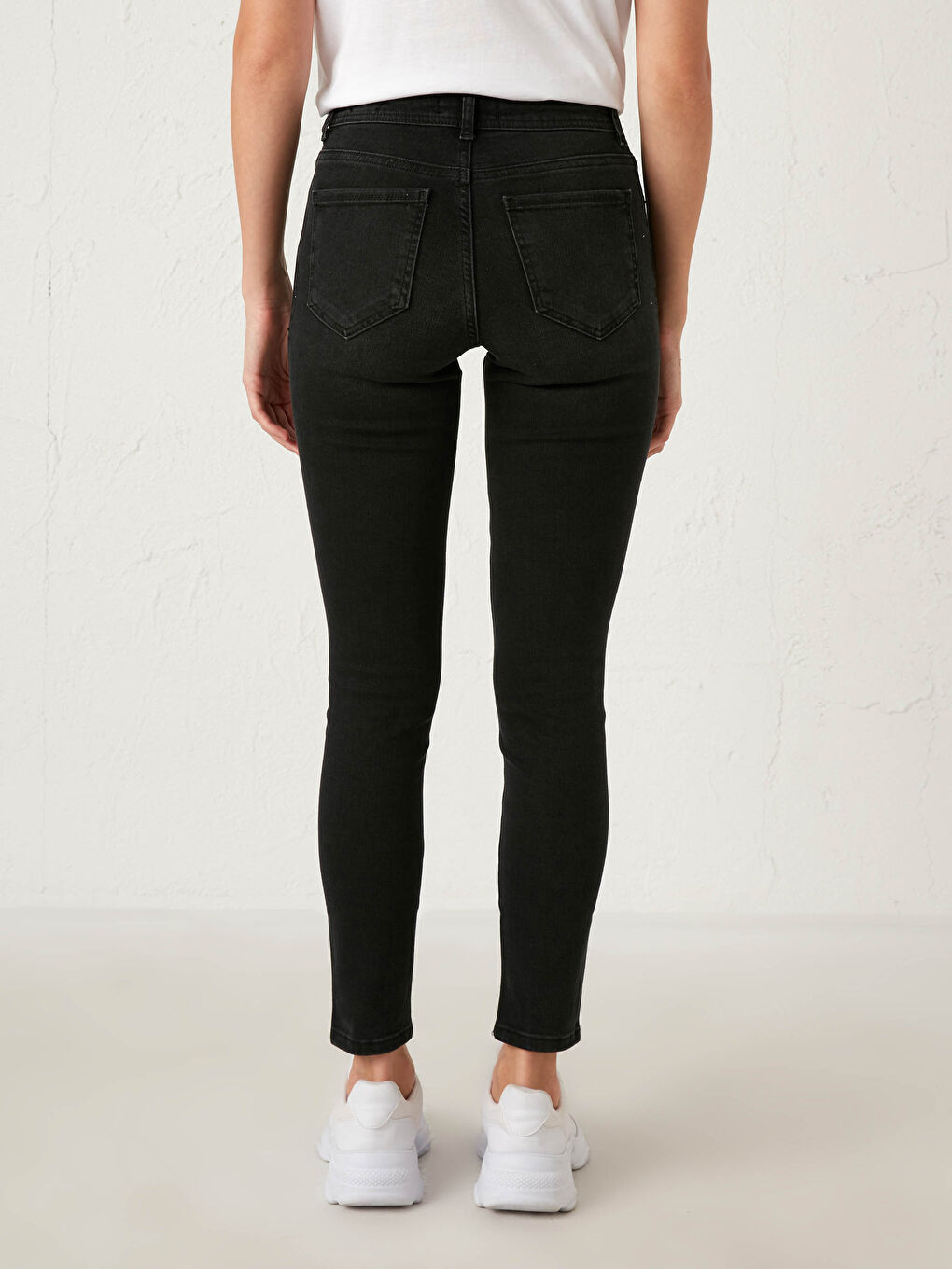 Straight Leg Mercury Skinny Fit Jean Trousers-3