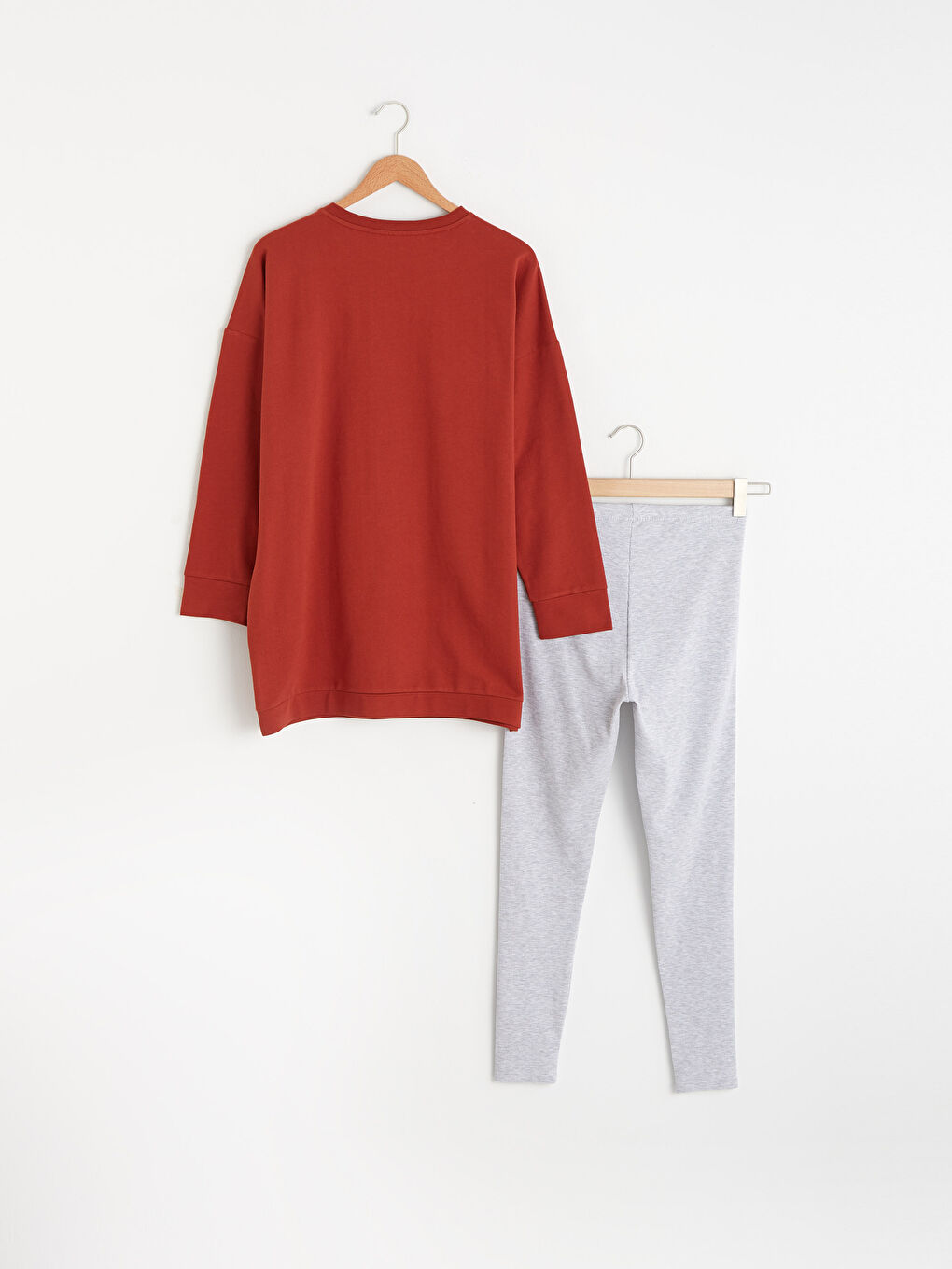 Slogan Printed Pyjamas Set-5