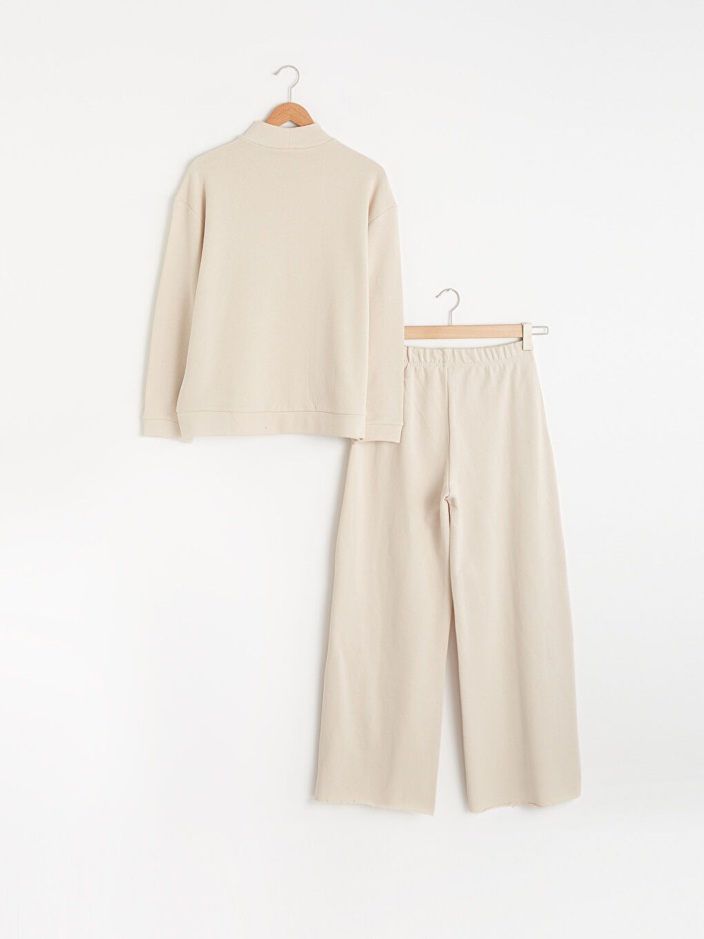 Wide Leg Cotton Pajama Set-5