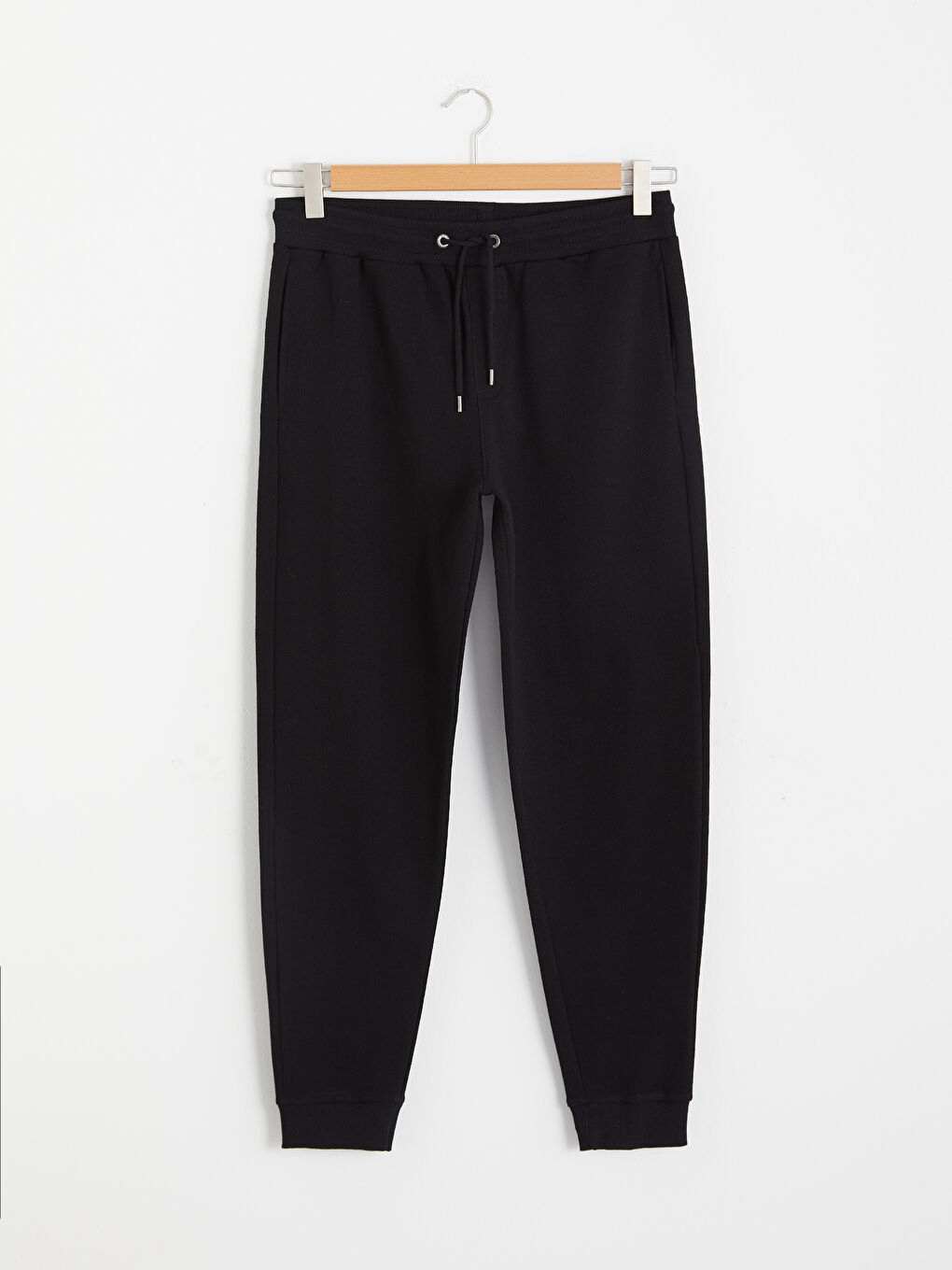 Siyah Standart Kalıp Jogger Eşofman Altı-5