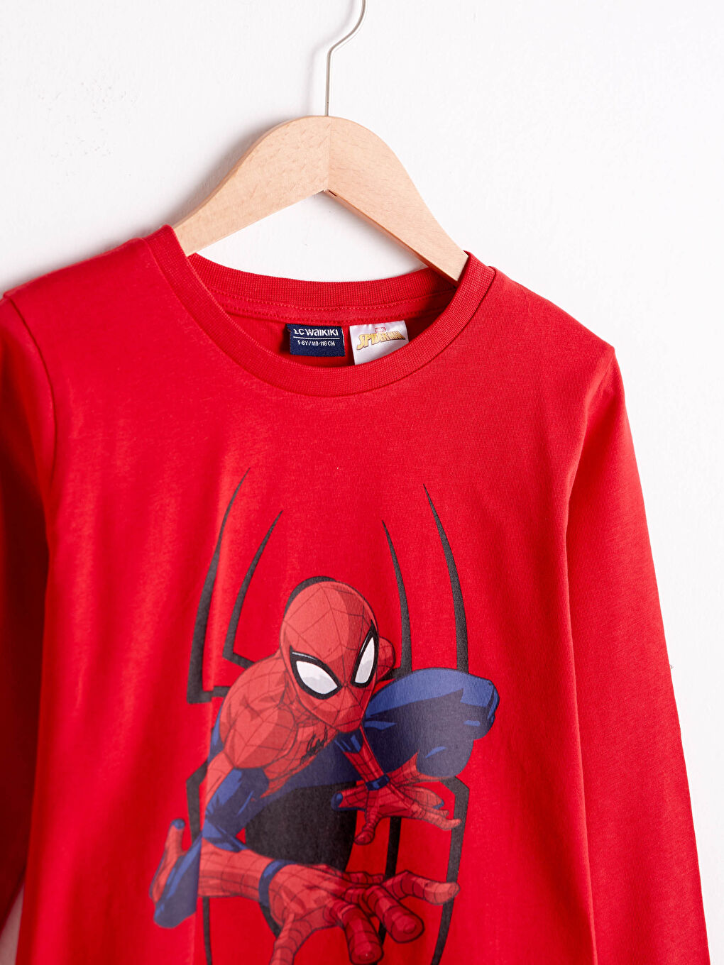 LCW Kids Boy’s Spider-Man Printed Cotton T-Shirt -0WHN01Z4-HC3