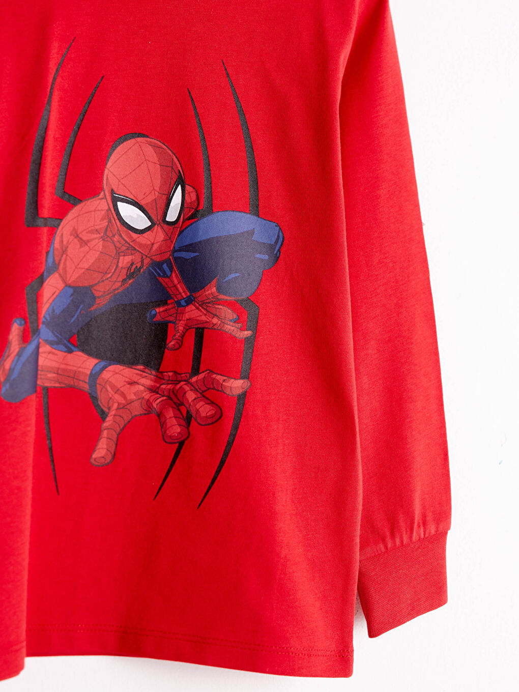 LCW Kids Boy’s Spider-Man Printed Cotton T-Shirt -0WHN01Z4-HC3