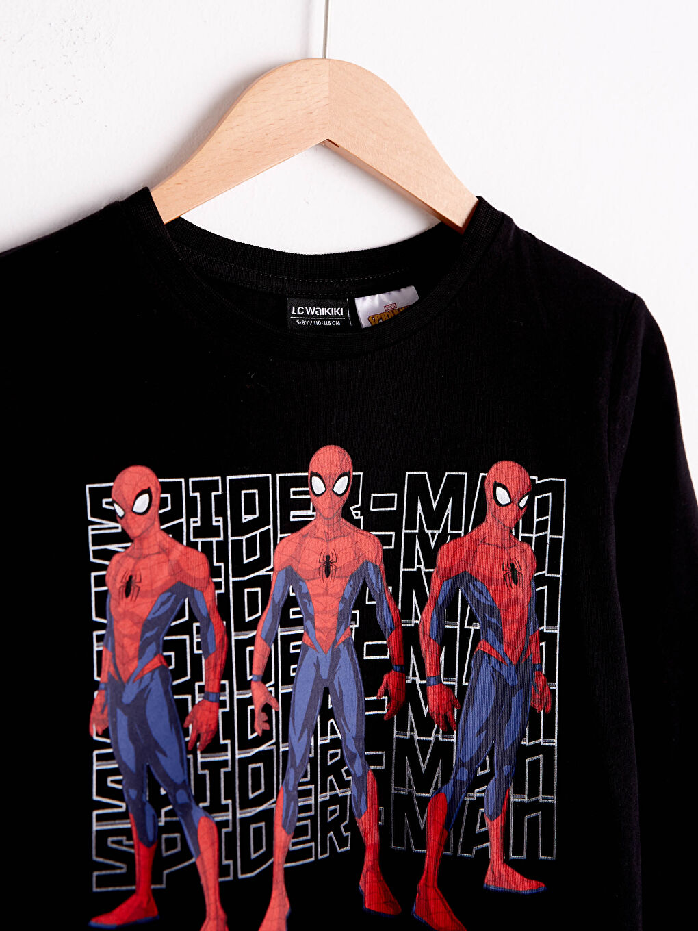 Spider-Man Bedrucktes Baumwoll-T-Shirt für Jungen-2
