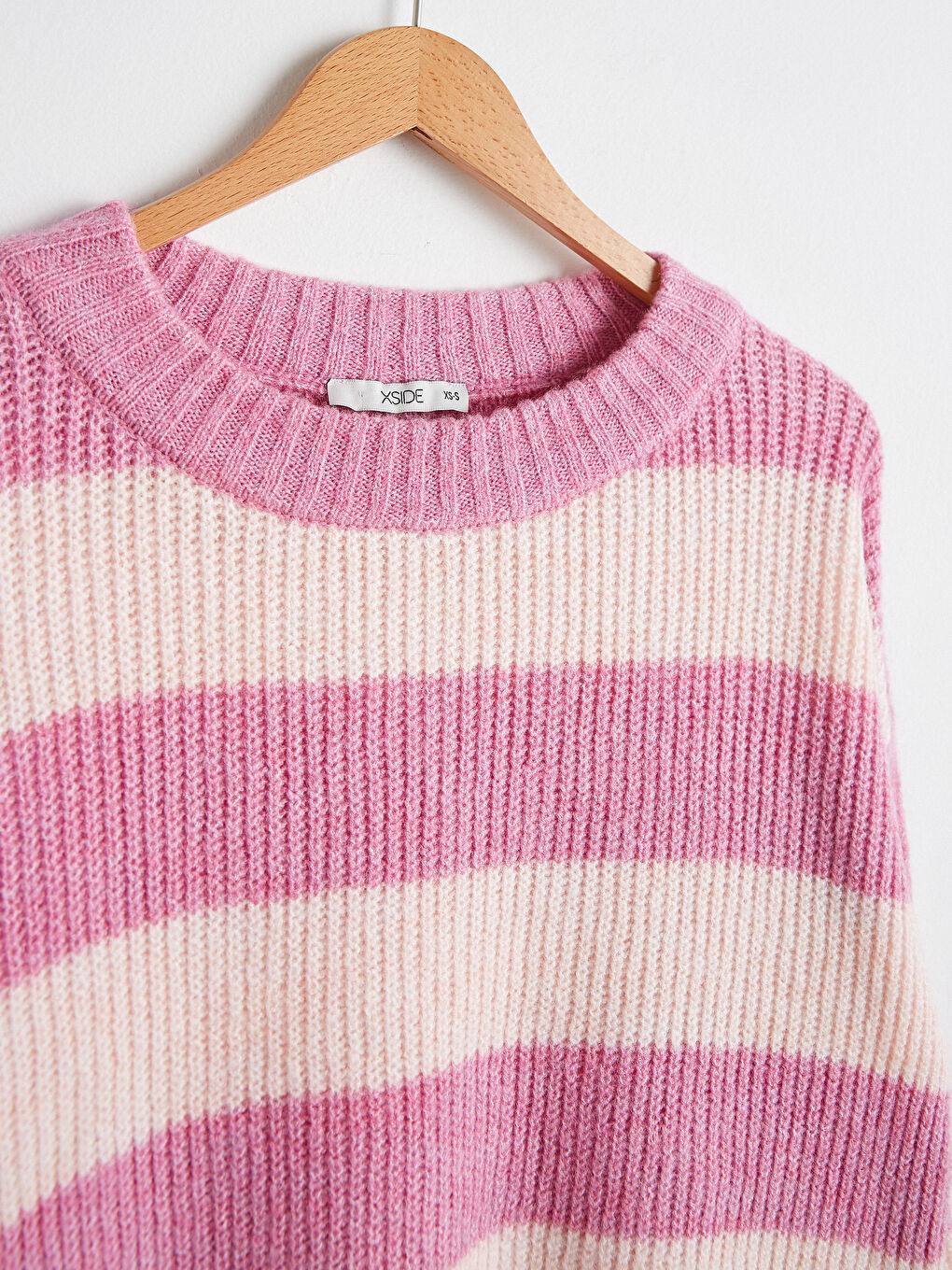 Striped Heavy Tricot Jumper-12