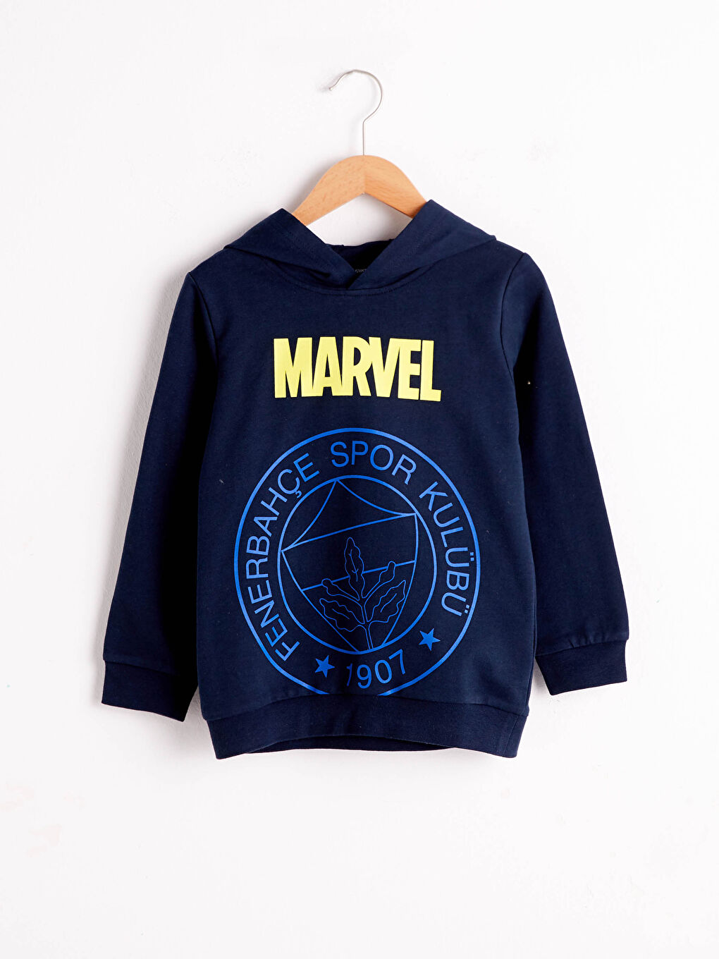 Boys' Fenerbahce Printed Hoodie Fan Sweatshirt