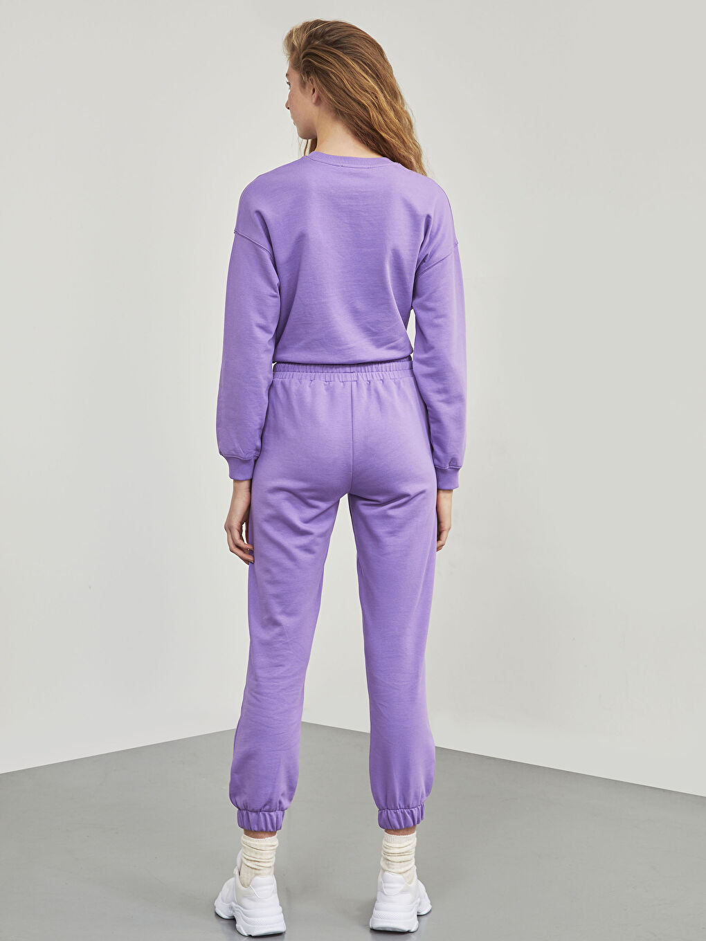 Elastic Waist Sweatpants-4