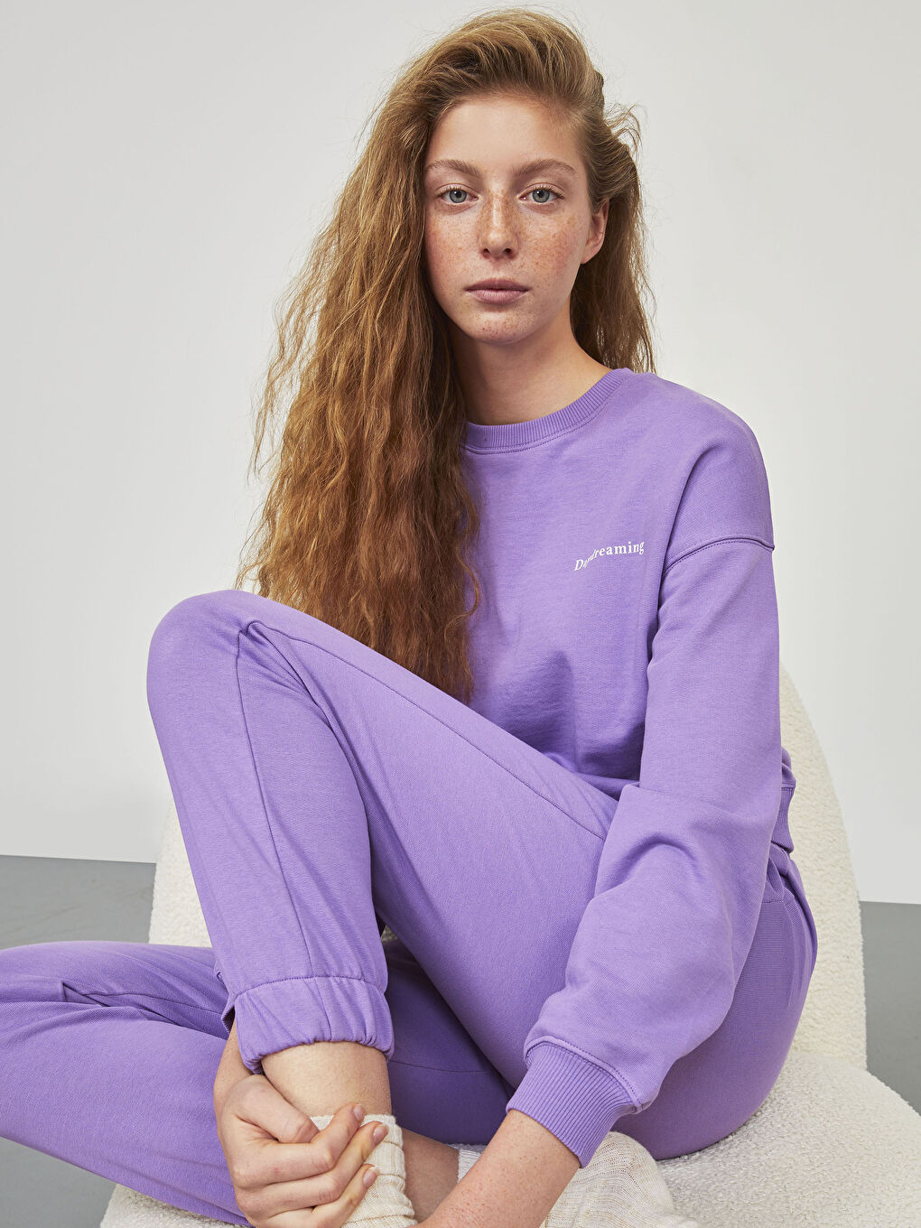 Elastic Waist Sweatpants-1