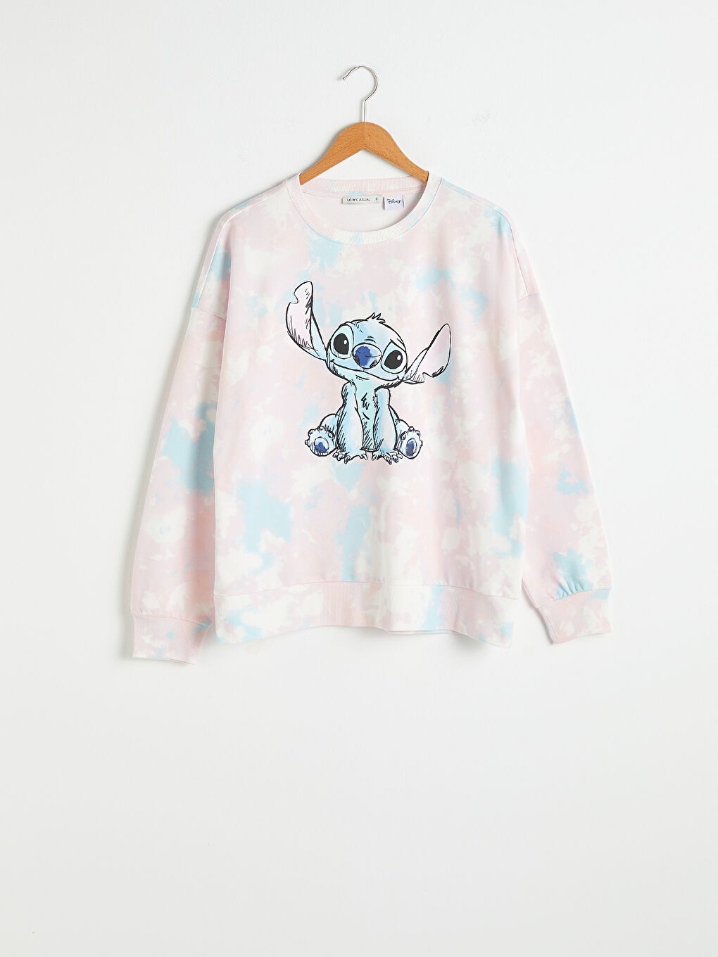 LCW Vision Bisiklet Yaka Disney Baskılı Sweatshirt -0WHO17Z8-LT4