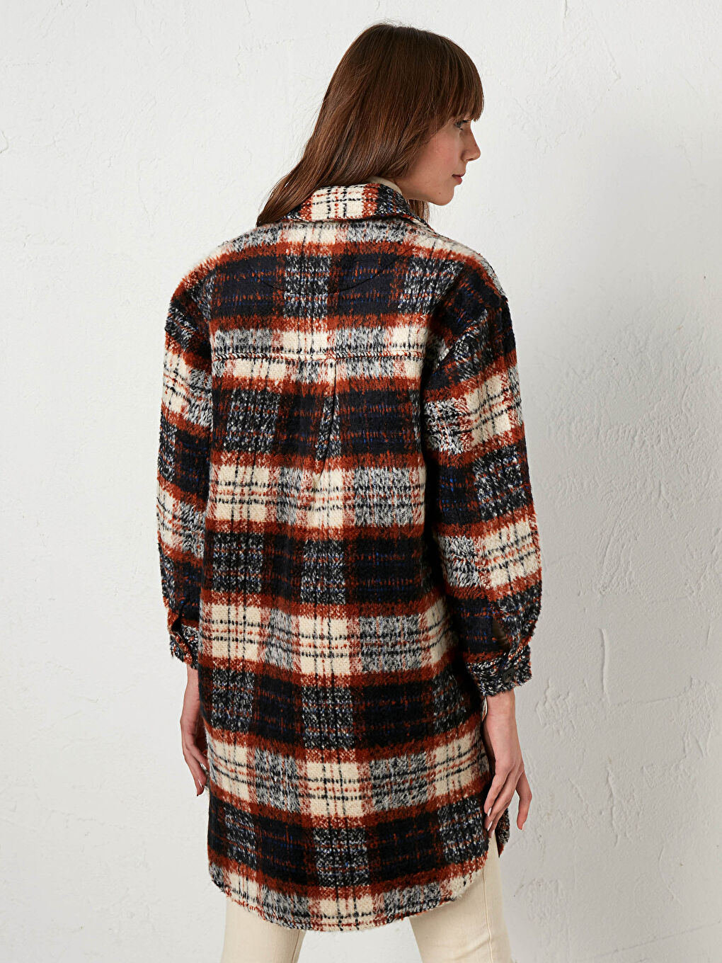 LCW Vision Hemdkragen Oversize Karo Mantel -0WHO23Z8-LLL