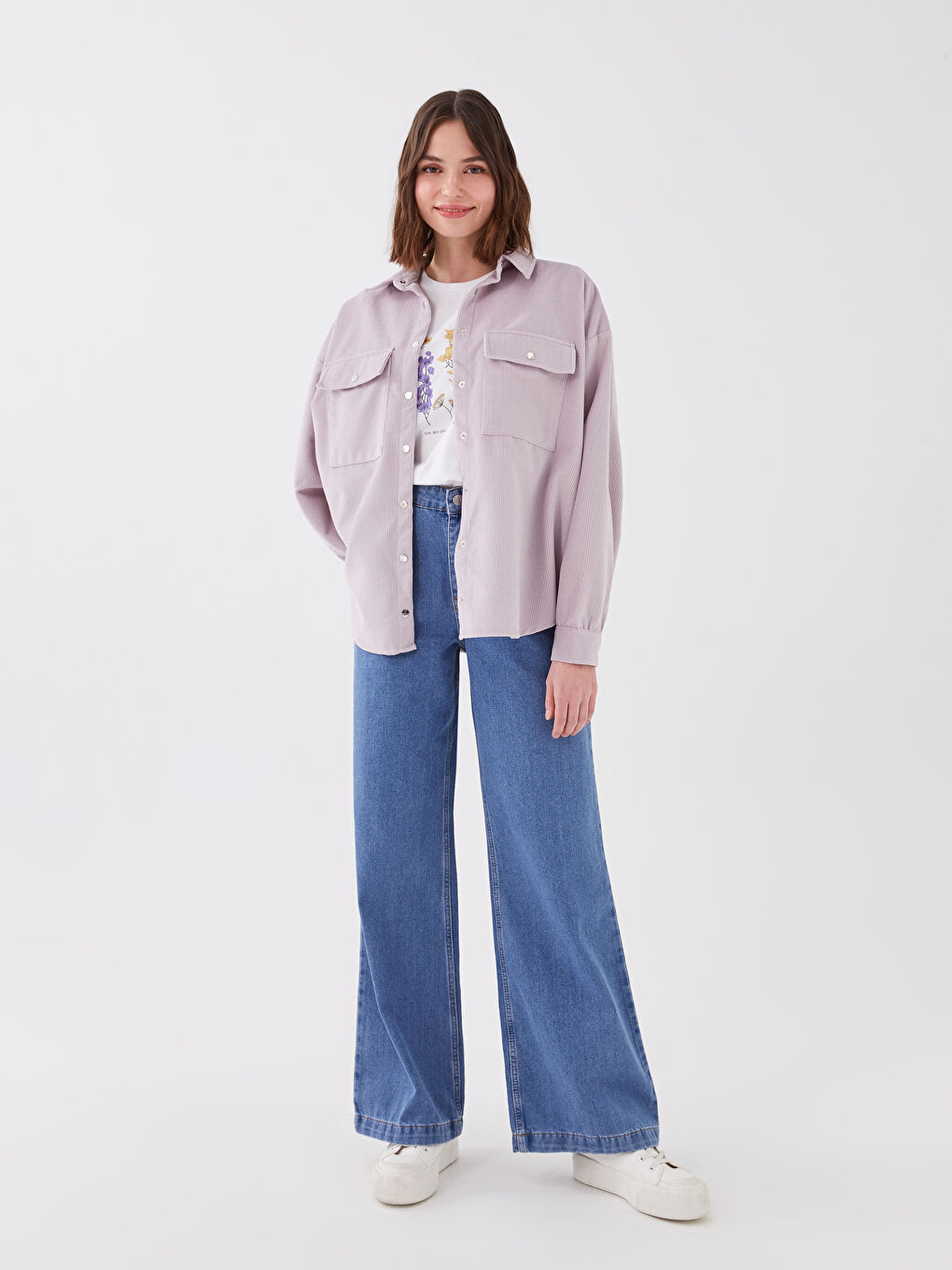 XSIDE Geknöpftes Reguläres Langarm Samt Damen Hemd Jacke -0WHQ01Z8-QHM