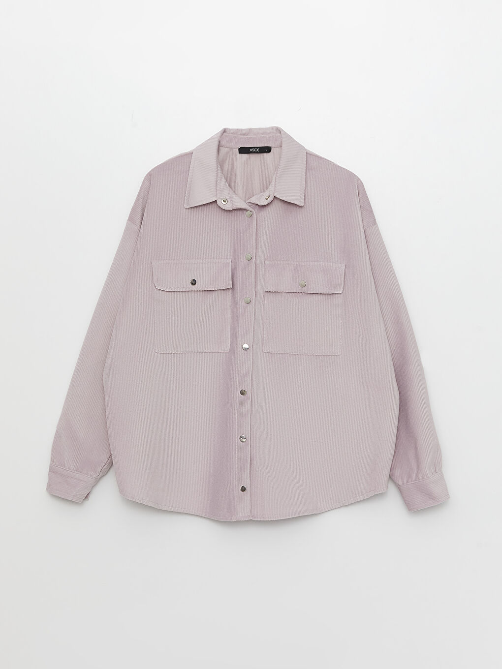 XSIDE Geknöpftes Reguläres Langarm Samt Damen Hemd Jacke -0WHQ01Z8-QHM