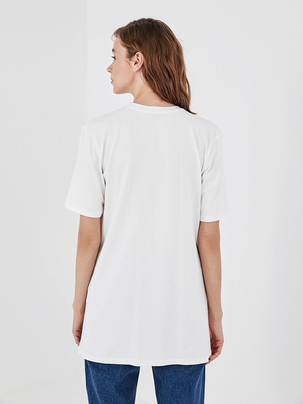 Print Detailed Crew Neck Tunic-3