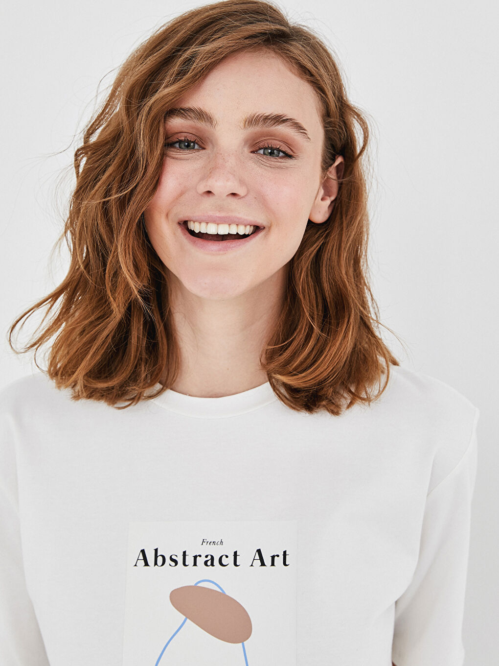 Print Detailed Crew Neck Tunic-1