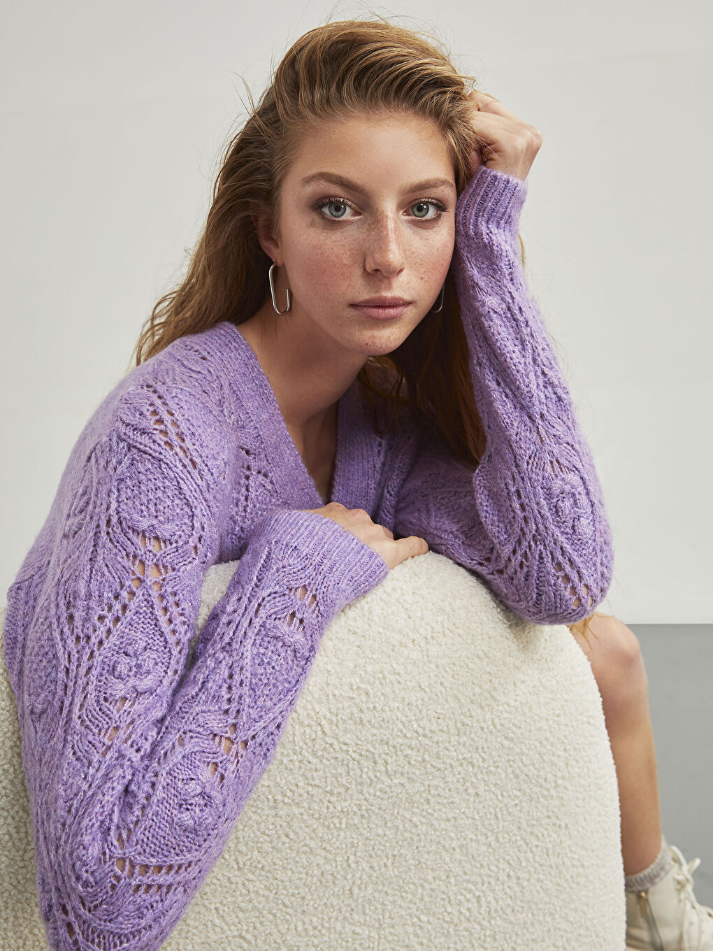 レディースウェア piping onepiece & cardigan set (purple) Amazon.com: DBODHI Women's Cardigans Purl Knit Button-Front