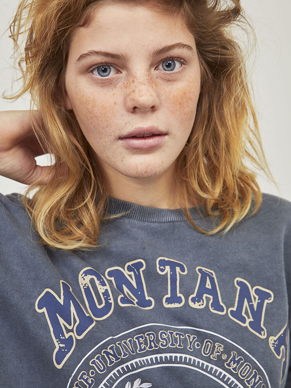 Cotton Printed Crew Neck Dress-6