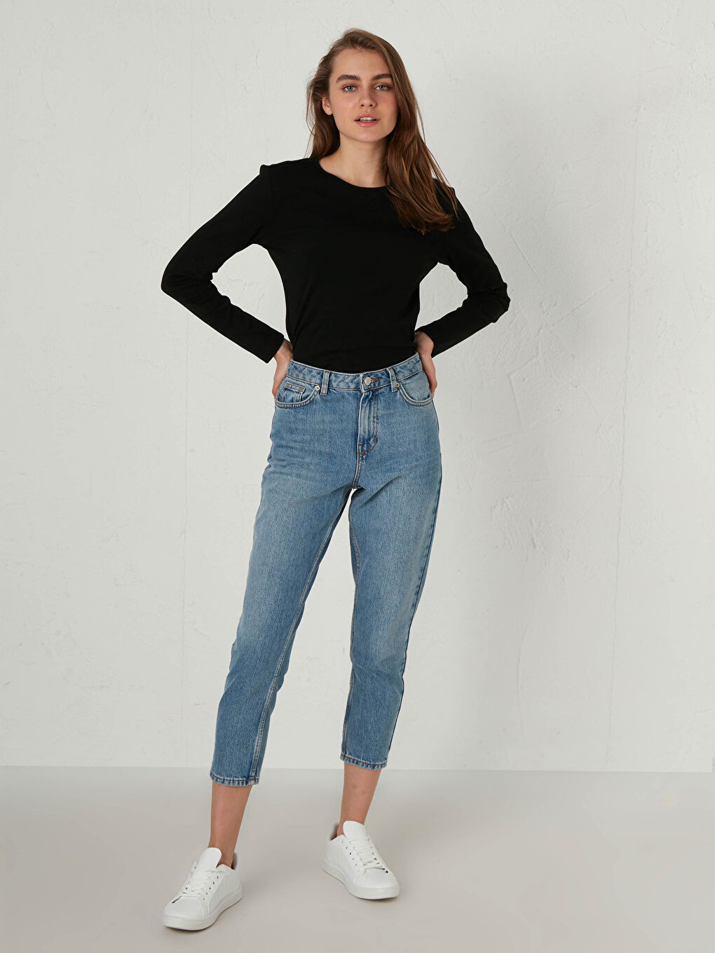 Long Sleeve Basic T-Shirt-1