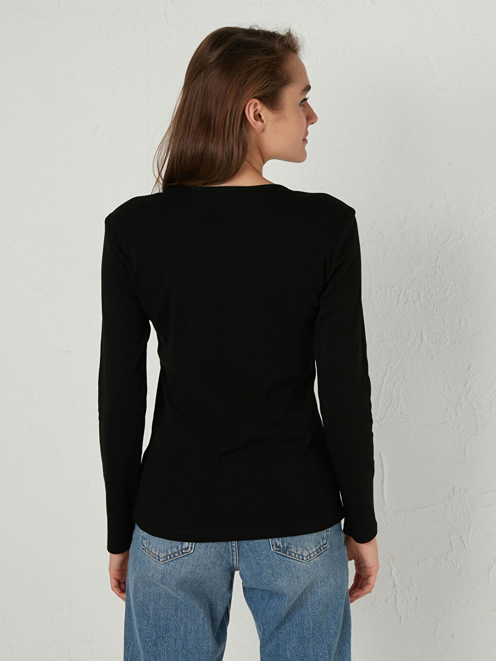 Long Sleeve Basic T-Shirt-3