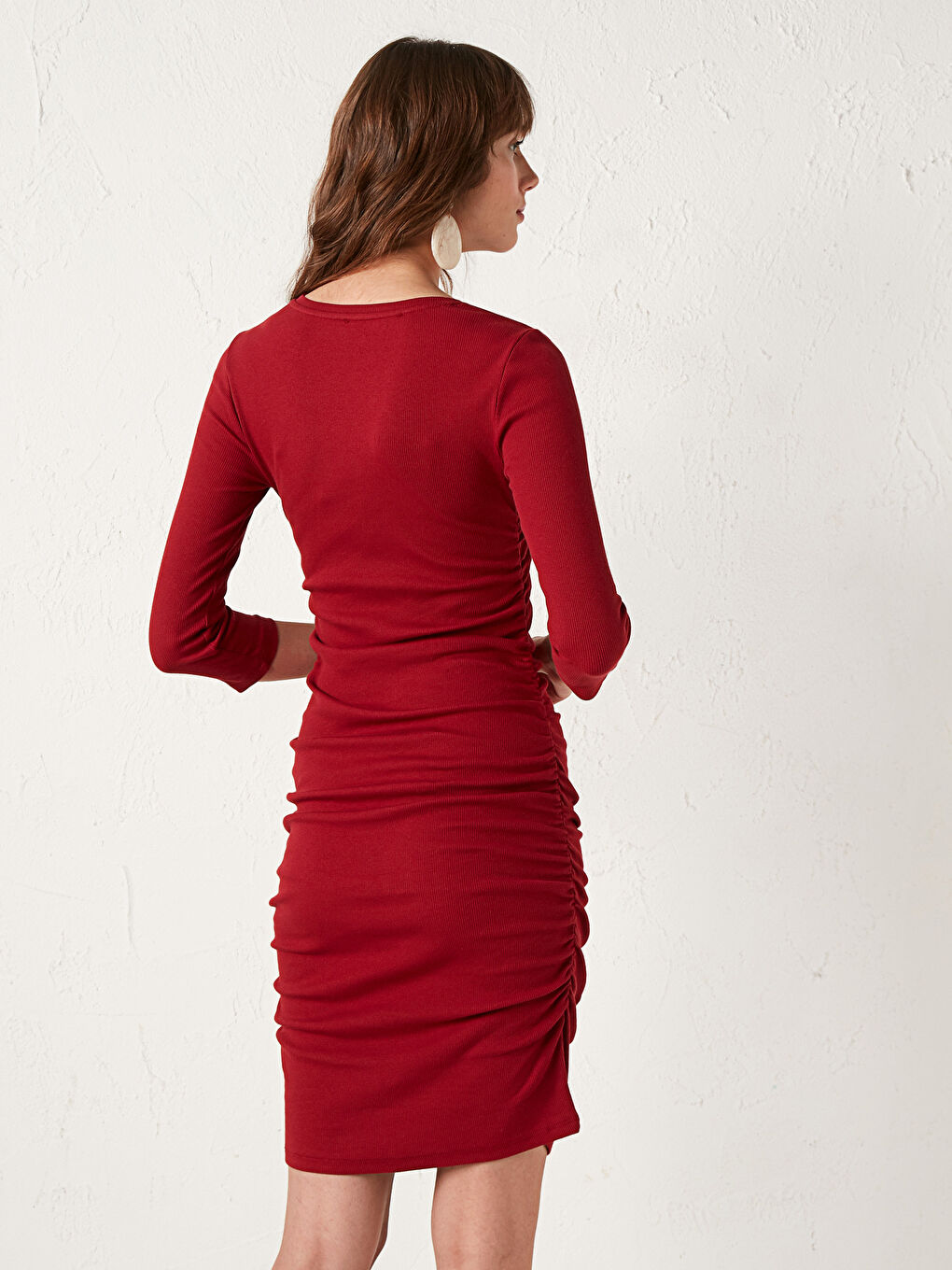 Mini Baumwoll Stretch Kleid-4