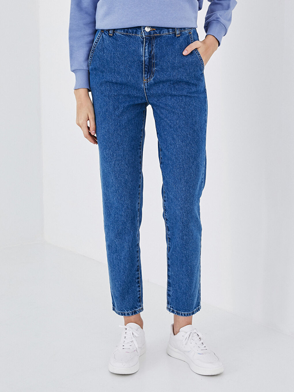 LCW Modest Comfortable Fit Women's Harem Jeans -0WHS64Z8-H45