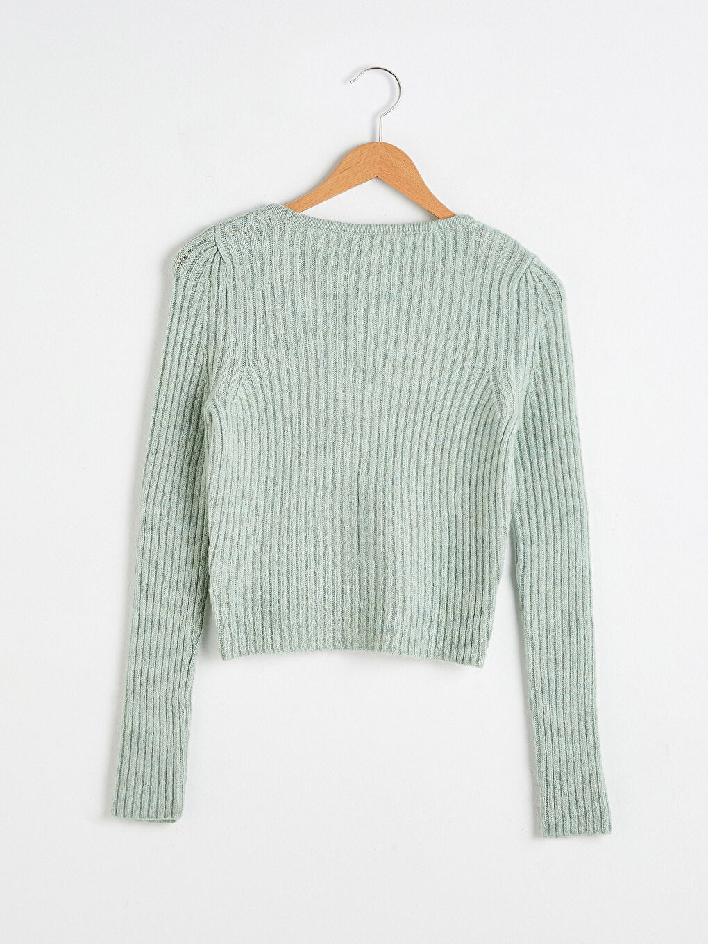 Cardigan Crop cu Decolteu în V-8