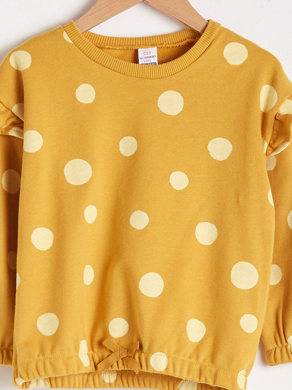Baby Girl Polka Dot Printed Sweatshirt-2