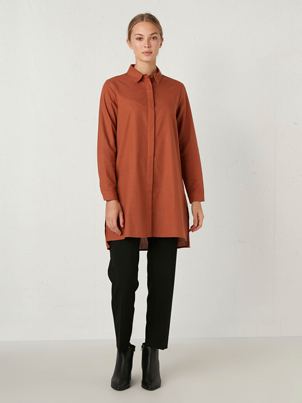 Elastic Waist Harem Trousers