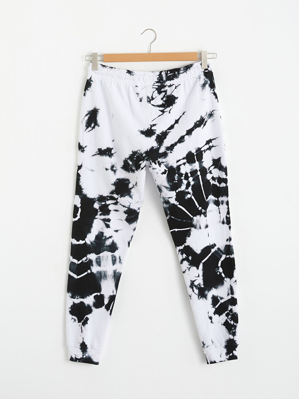 Antrasit Standart Kalıp Batik Desenli Jogger Eşofman Altı-5