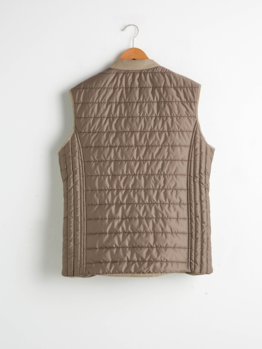 Slim Fit Men's Suede Vest-6