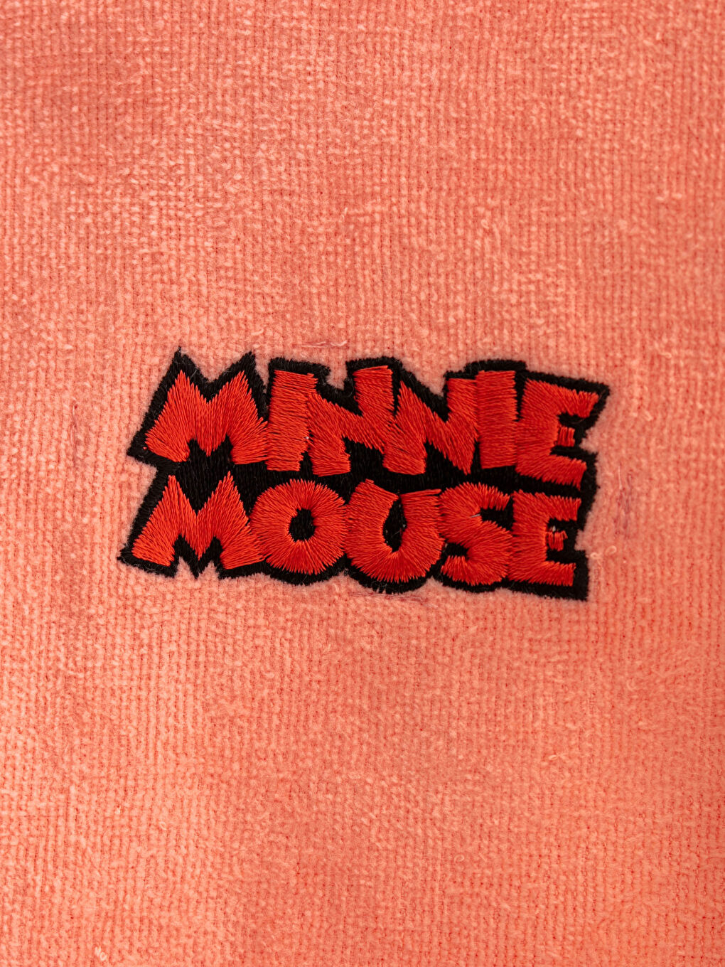 Peignoir Enfant À Capuche Minnie Mouse Brodé-2