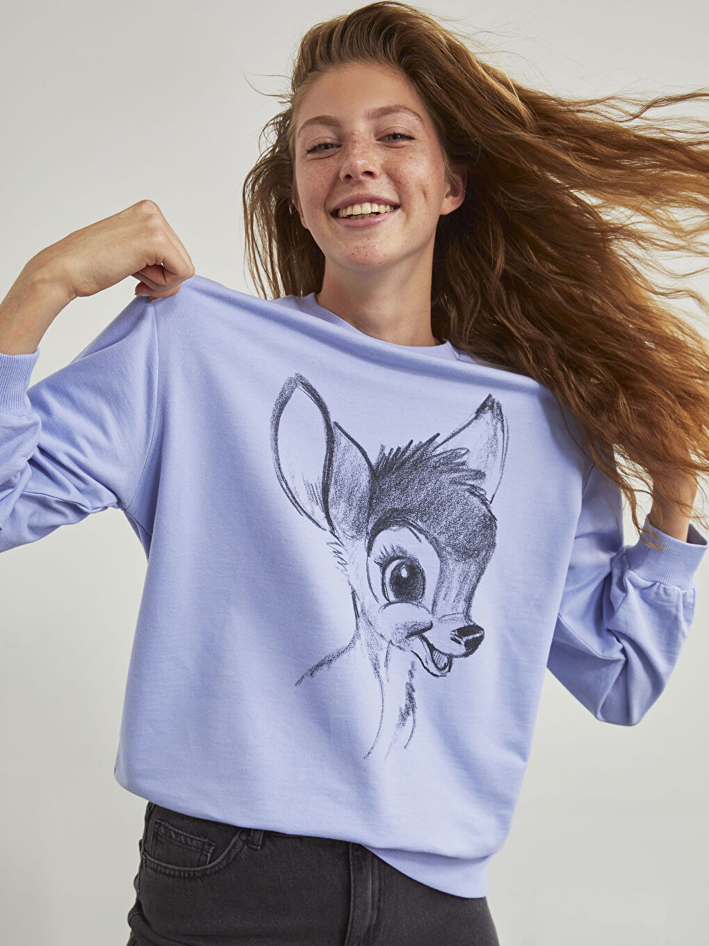 Свитшот с принтом Бэмби