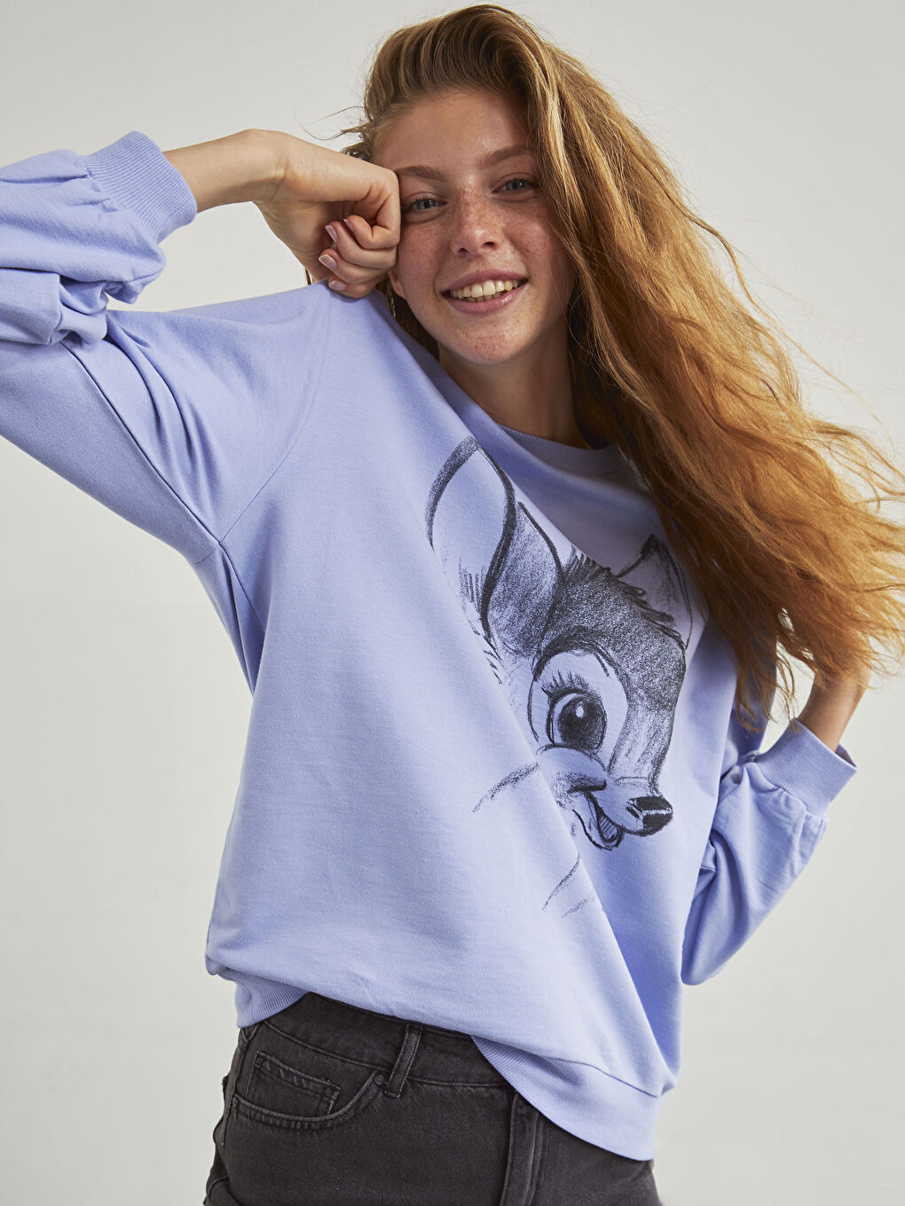 Свитшот с принтом Бэмби-5