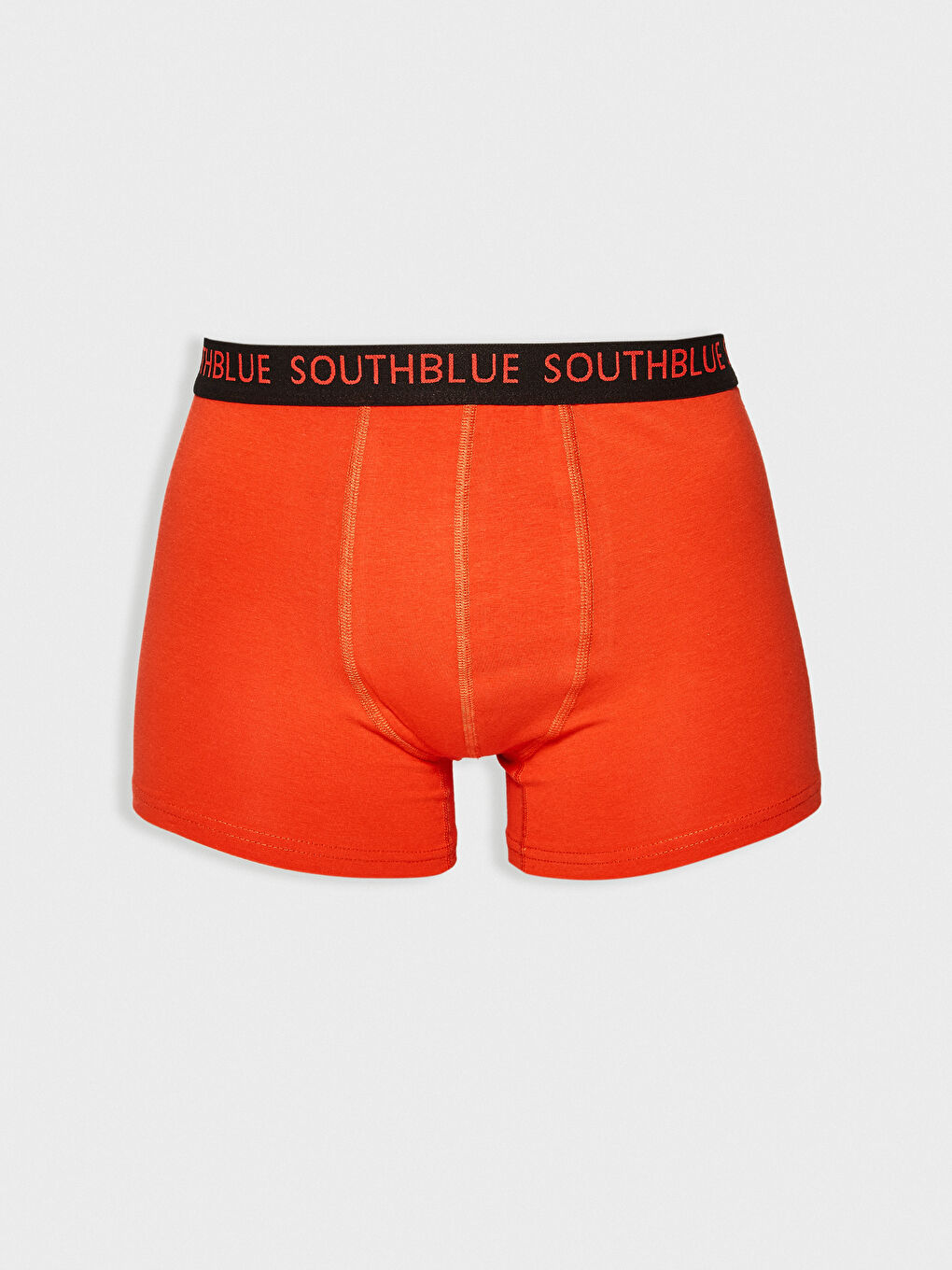 Turuncu Standart Kalıp Esnek Kumaş Boxer 3'lü-3