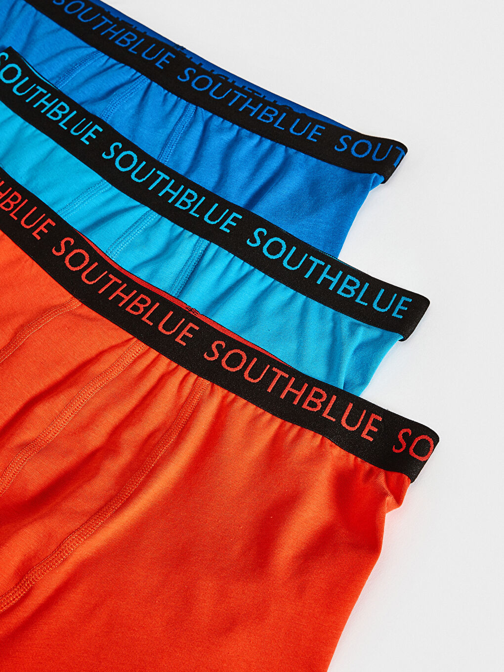 Turuncu Standart Kalıp Esnek Kumaş Boxer 3'lü-4