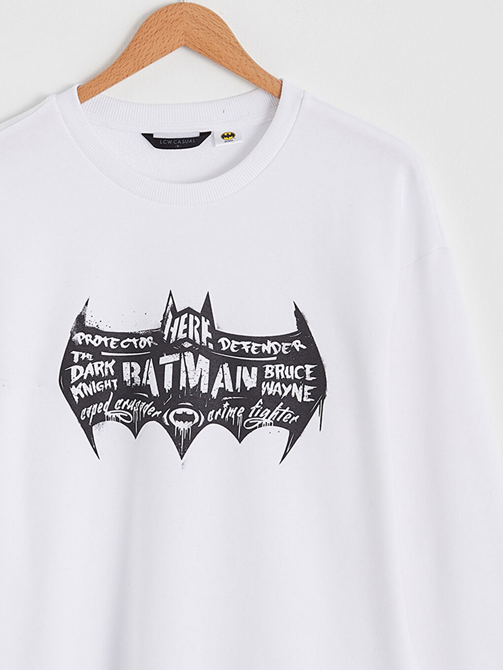 Batman Printed Crew Neck Heavy Sweatshirt-6