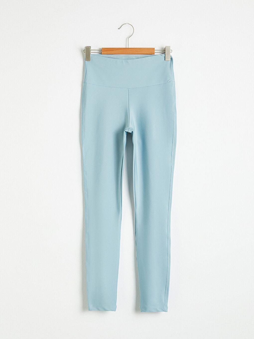 Yeşil Aktif Spor Esnek Dokulu Kumaş Tayt-4