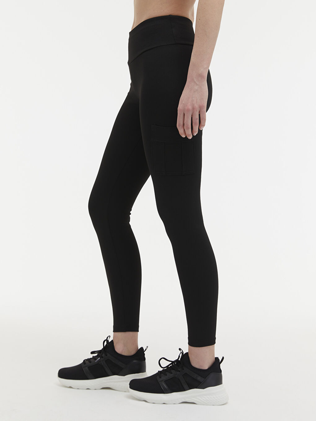 Elastic Waist Active Sport Tights-2