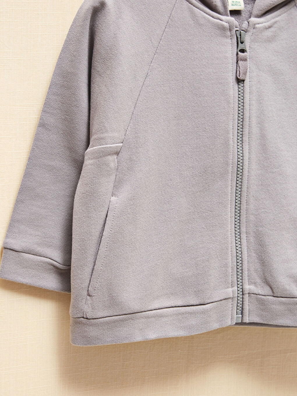 Baby Boy Organic Cotton Zipper Sweatshirt-1