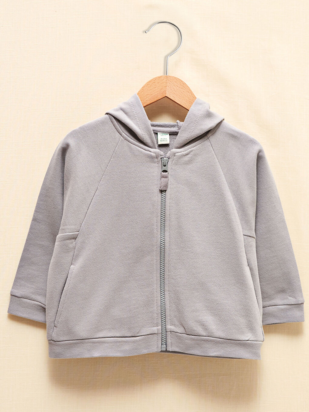 Baby Boy Organic Cotton Zipper Sweatshirt