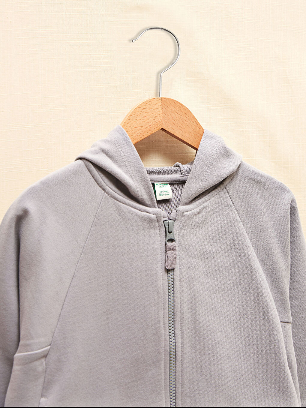 Baby Boy Organic Cotton Zipper Sweatshirt-3