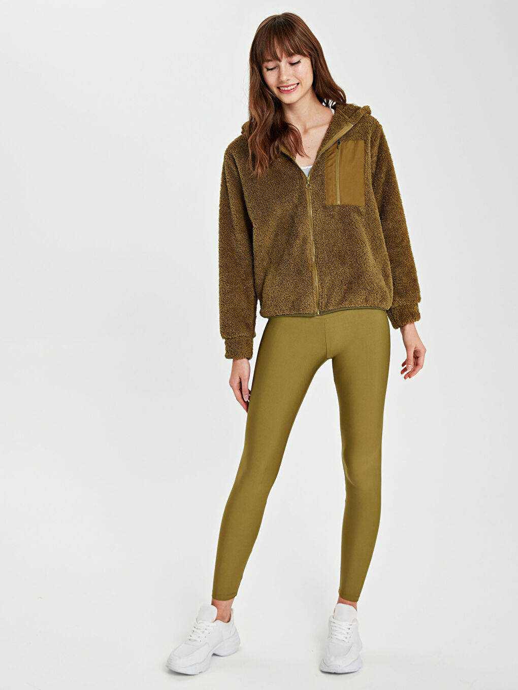 Haki Ekstra Dar Aktif Spor Tayt-1