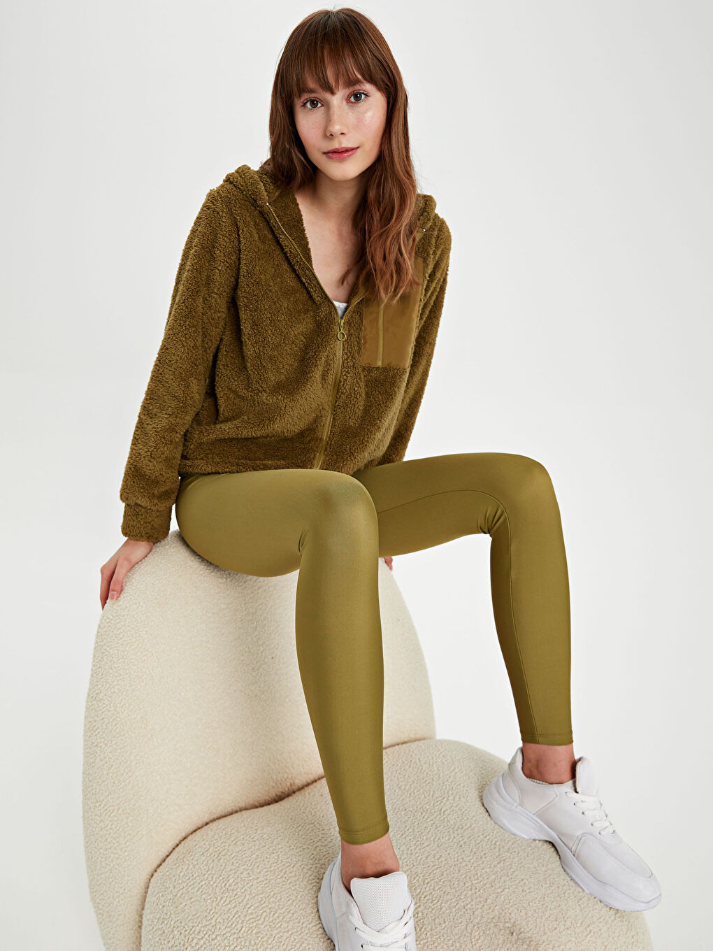 Haki Ekstra Dar Aktif Spor Tayt-3