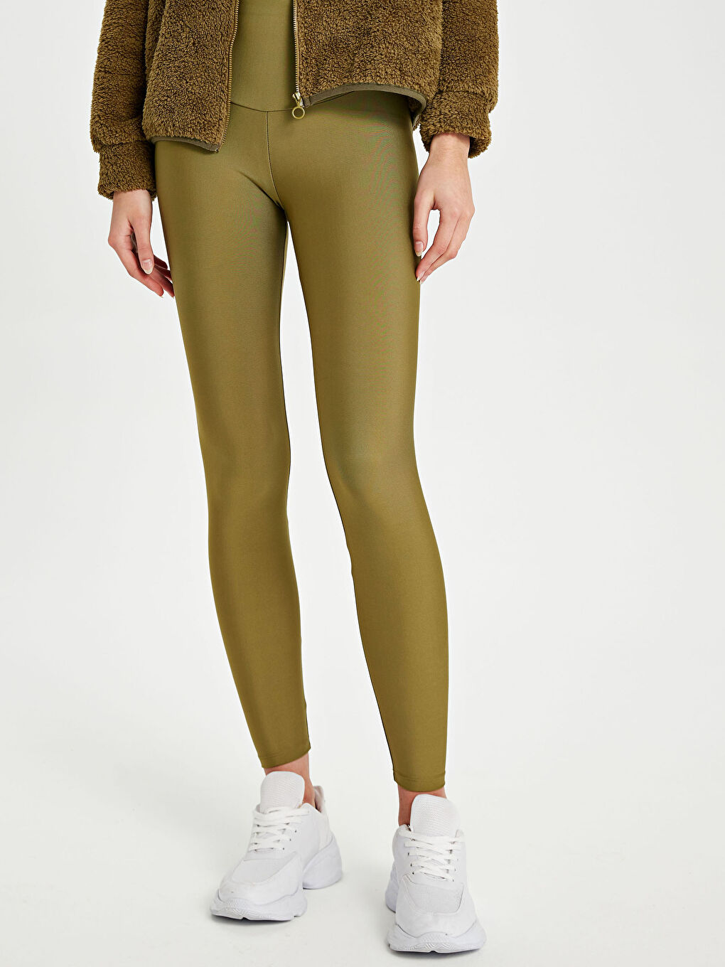 Haki Ekstra Dar Aktif Spor Tayt-4