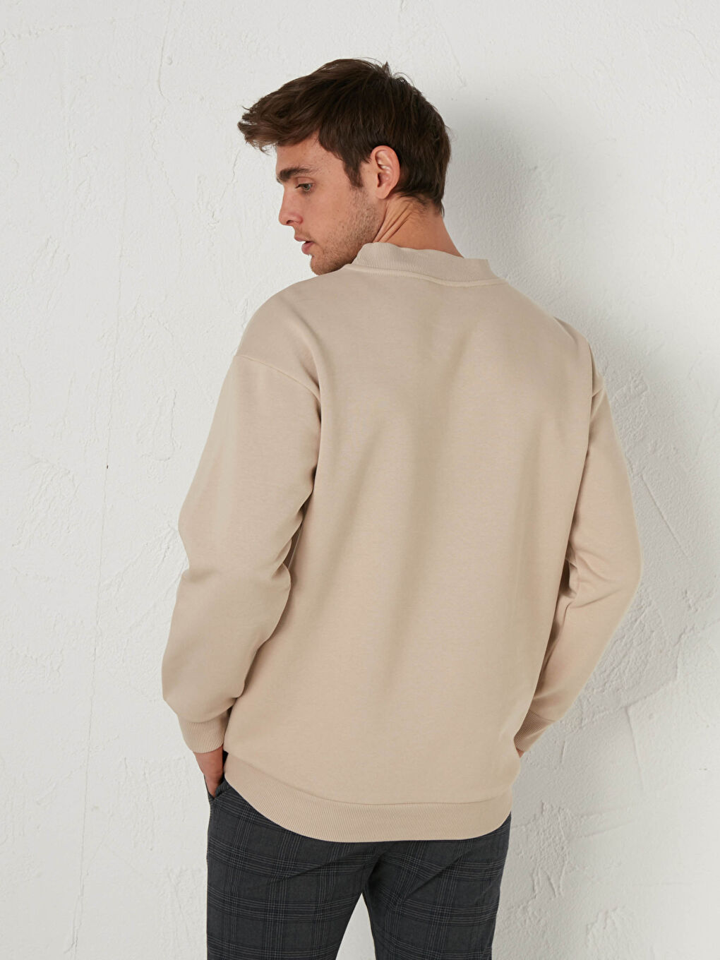 Oversize Crew Neck Sweatshirt-3